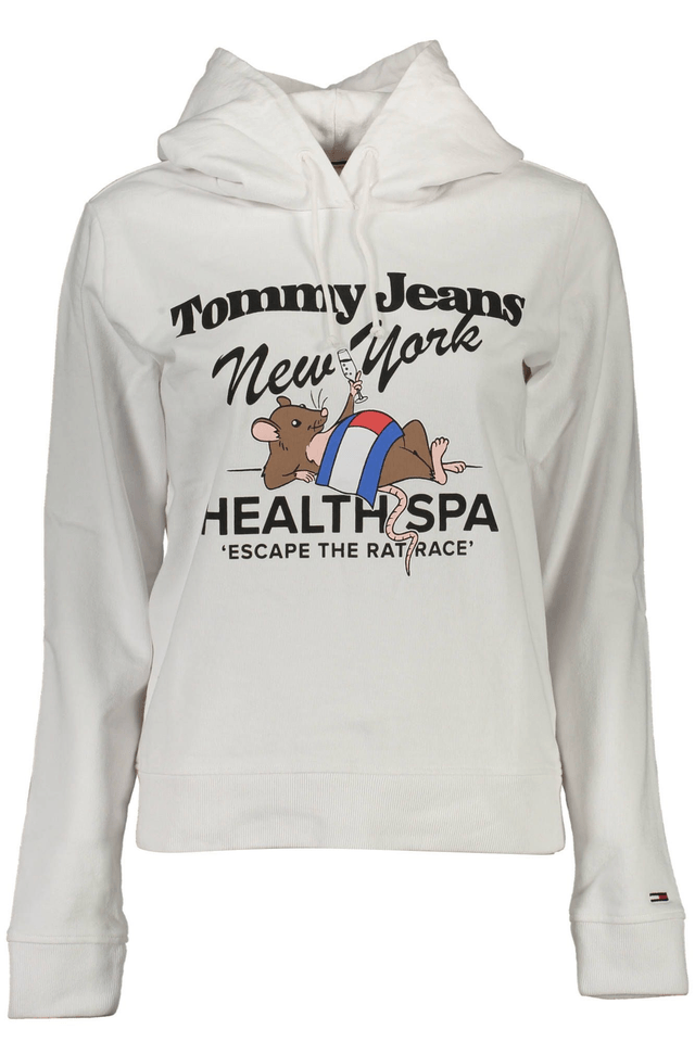 2780TOMMY HILFIGER FELPA SENZA ZIP DONNA BIANCO