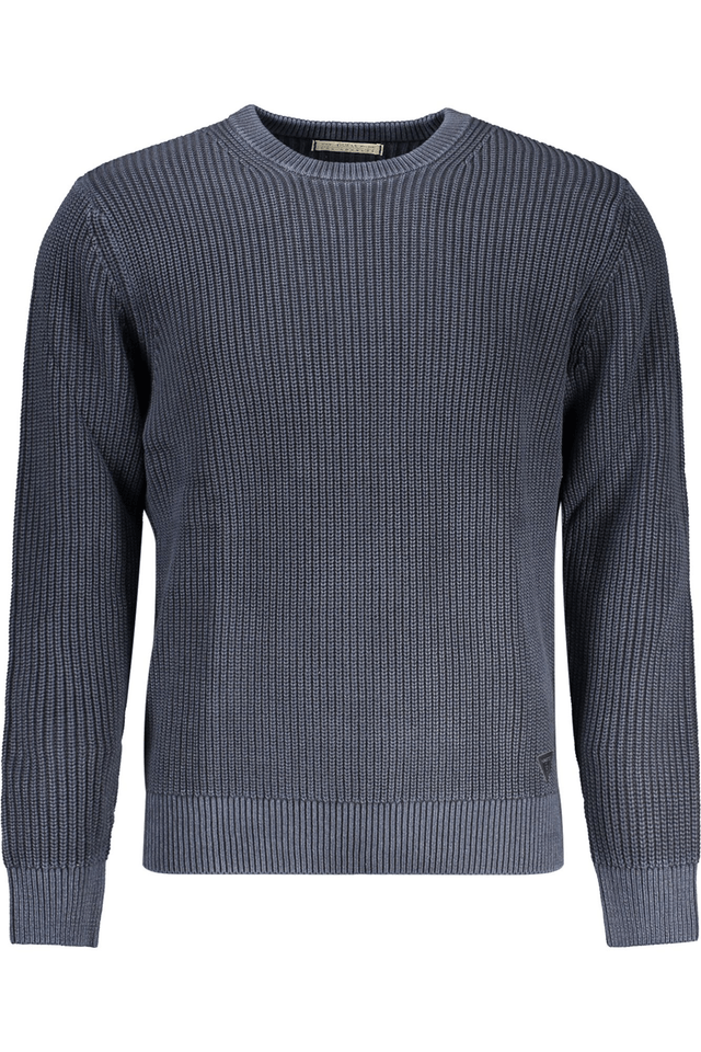 10321GUESS JEANS MAGLIA UOMO BLU