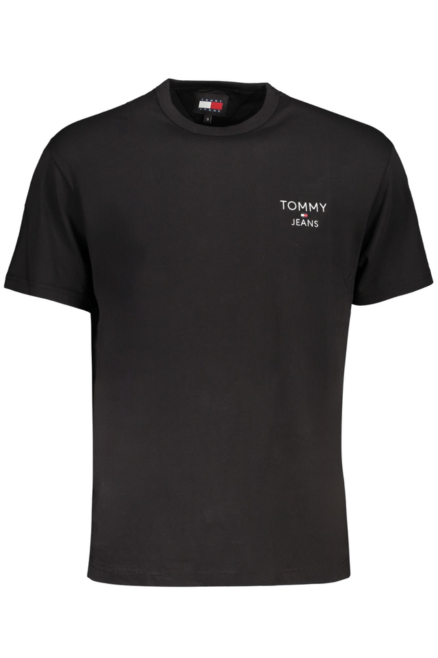 9140TOMMY HILFIGER T-SHIRT MANICHE CORTE UOMO NERO