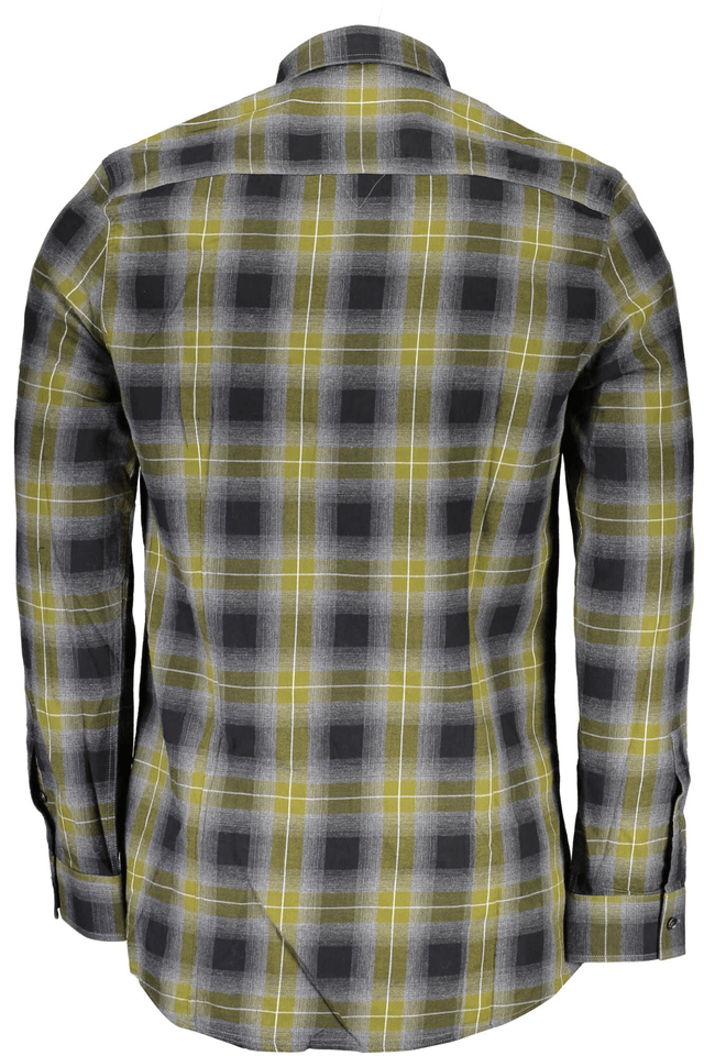 464GUESS JEANS CAMICIA MANICHE LUNGHE UOMO VERDE