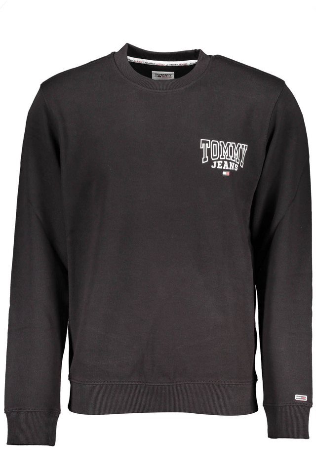 4672TOMMY HILFIGER FELPA SENZA ZIP UOMO NERO