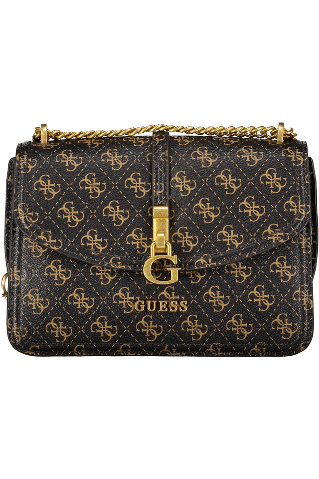 6840GUESS JEANS BORSA DONNA MARRONE