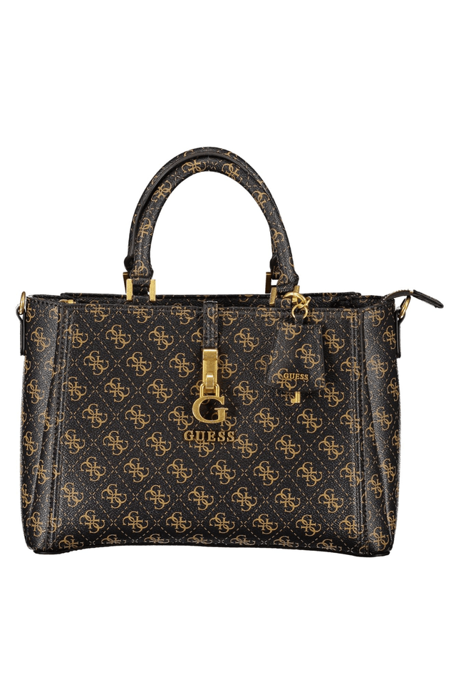 6862GUESS JEANS BORSA DONNA MARRONE