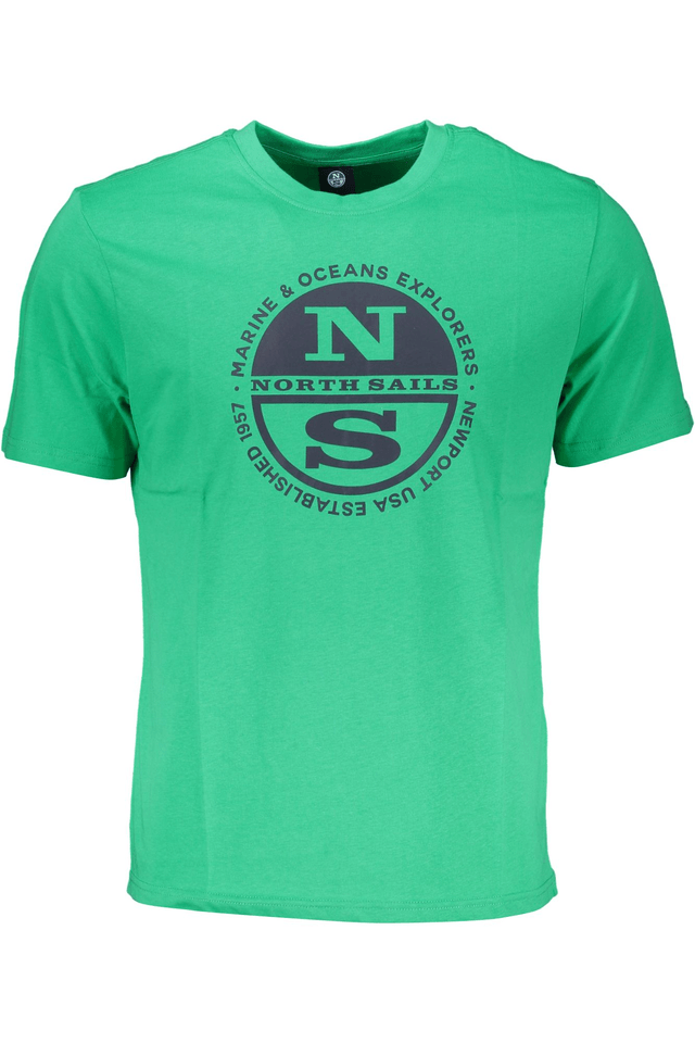 7132NORTH SAILS T-SHIRT MANICHE CORTE UOMO VERDE