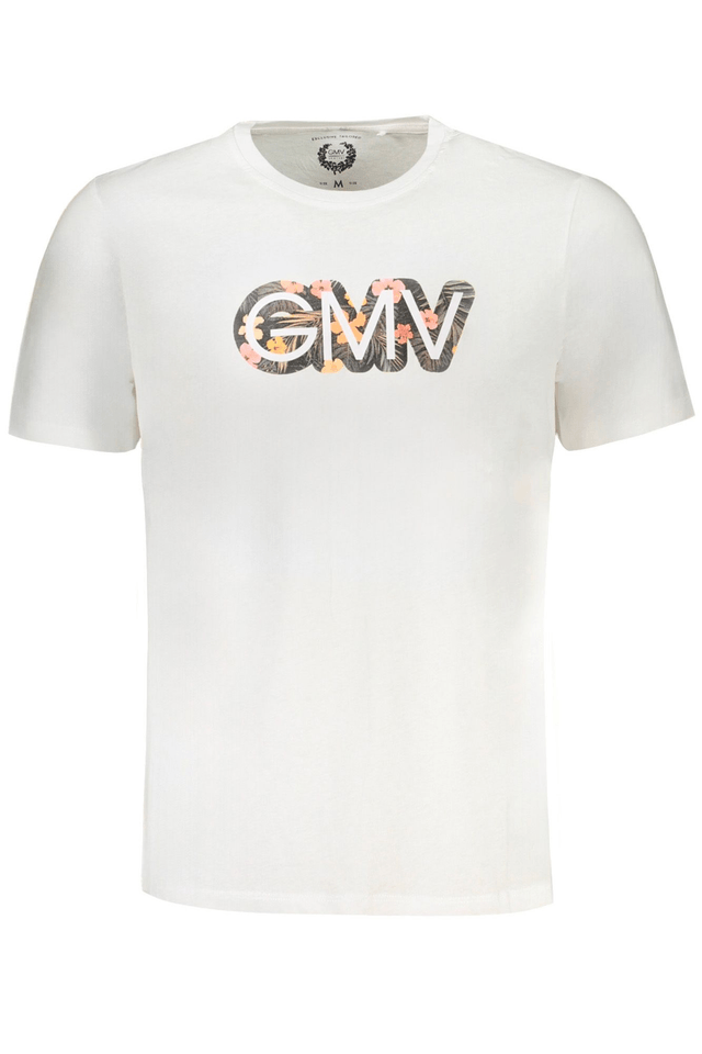 9621GIAN MARCO VENTURI T-SHIRT MANICHE CORTE UOMO BIANCO