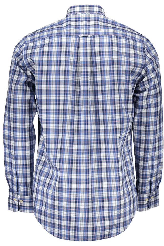 472GANT CAMICIA MANICHE LUNGHE UOMO BLU