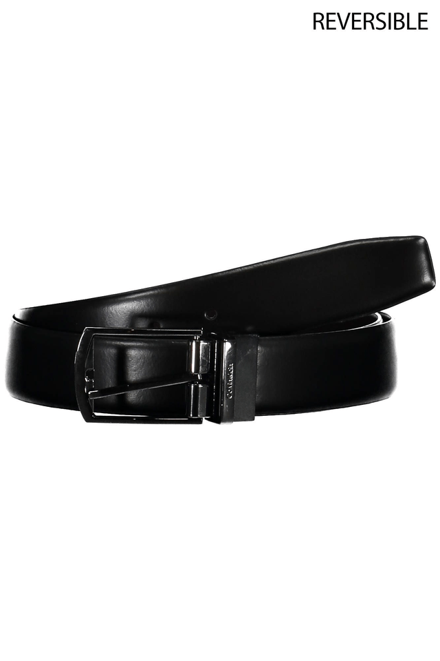 3214CALVIN KLEIN CINTURA IN PELLE UOMO NERO