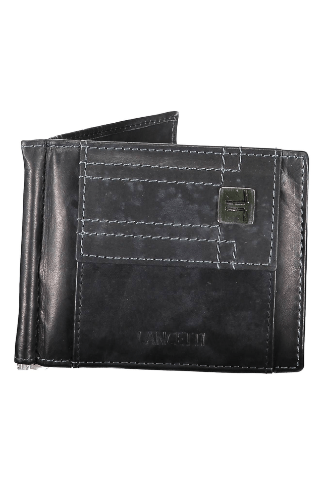 377LANCETTI PORTAFOGLIO UOMO NERO