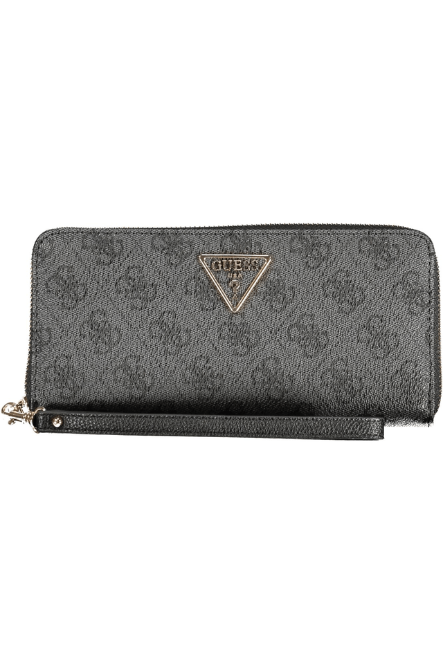 10460GUESS JEANS PORTAFOGLIO DONNA NERO
