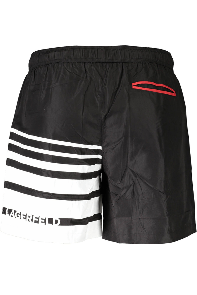 388KARL LAGERFELD BEACHWEAR COSTUME PARTE SOTTO UOMO NERO