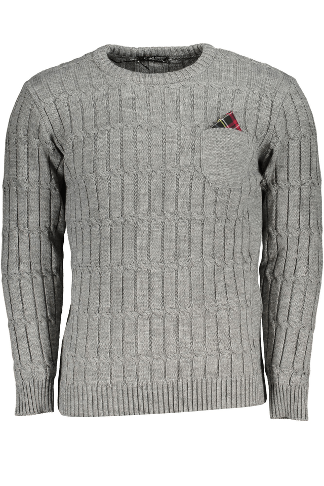 6043U.S. GRAND POLO MAGLIONE UOMO GRIGIO