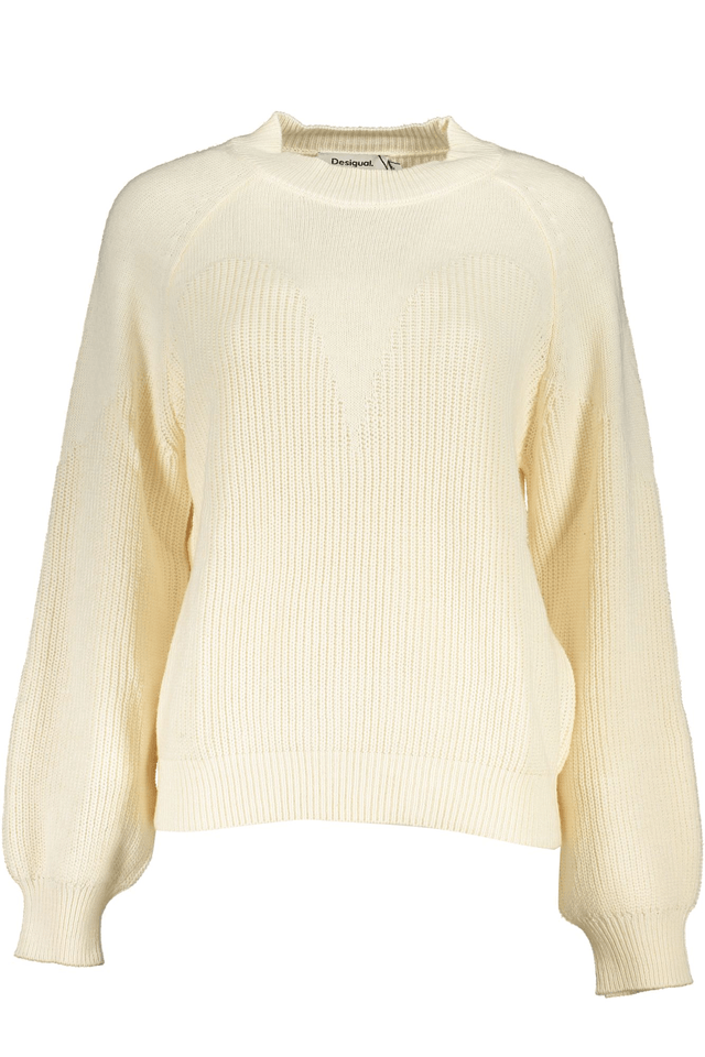 5539DESIGUAL MAGLIONE DONNA BIANCO