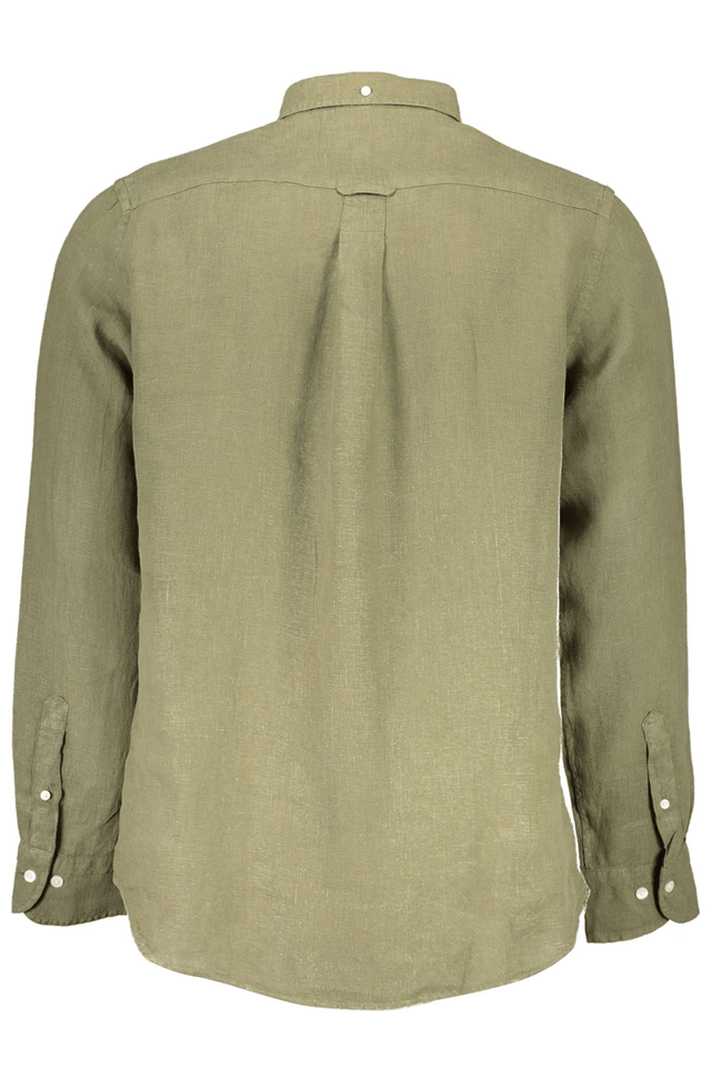 1990GANT CAMICIA MANICHE LUNGHE UOMO VERDE