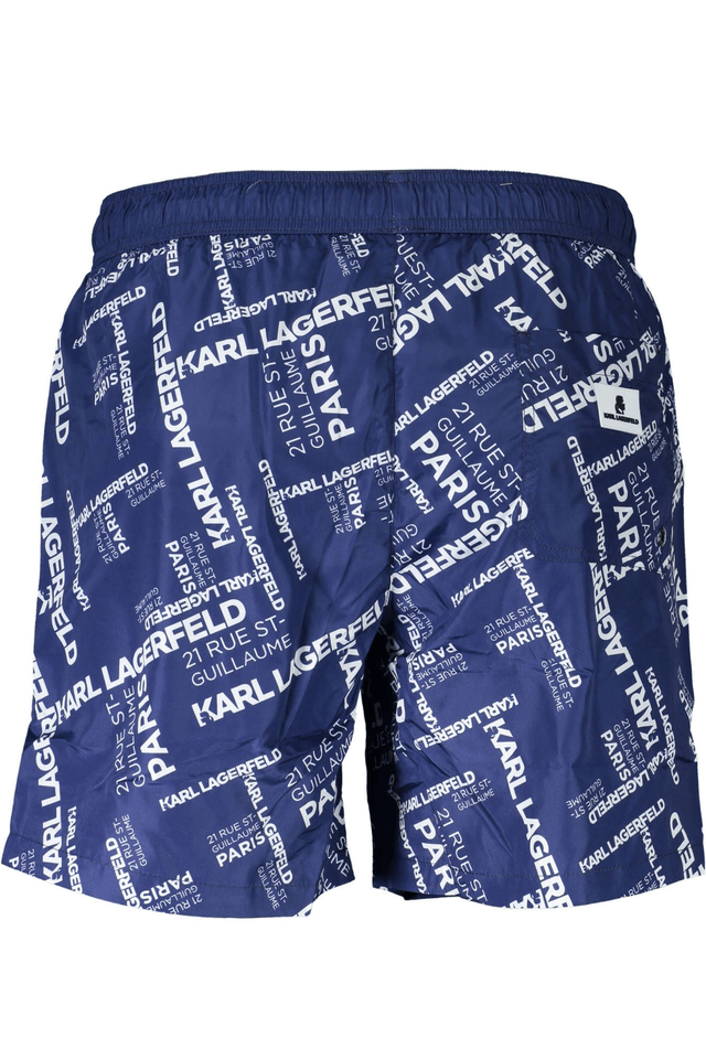387KARL LAGERFELD BEACHWEAR COSTUME PARTE SOTTO UOMO BLU
