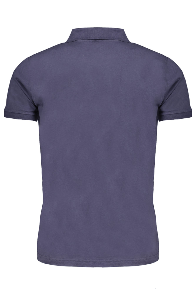 9644GIAN MARCO VENTURI POLO MANICHE CORTE UOMO BLU