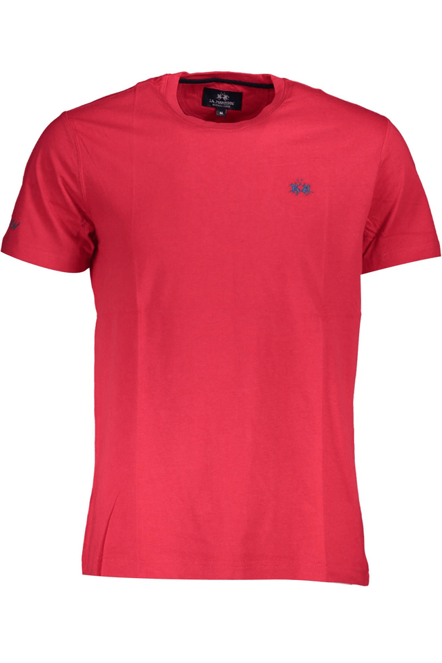 3871LA MARTINA T-SHIRT MANICHE CORTE UOMO ROSSO