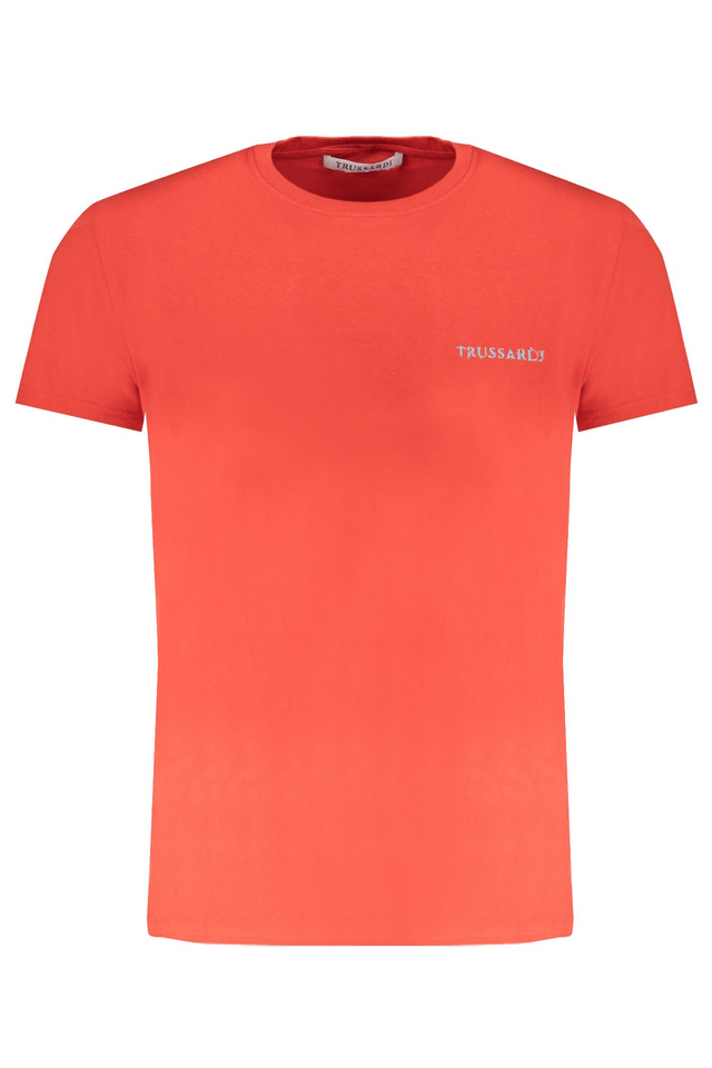 8895TRUSSARDI T-SHIRT MANICHE CORTE UOMO ROSSO