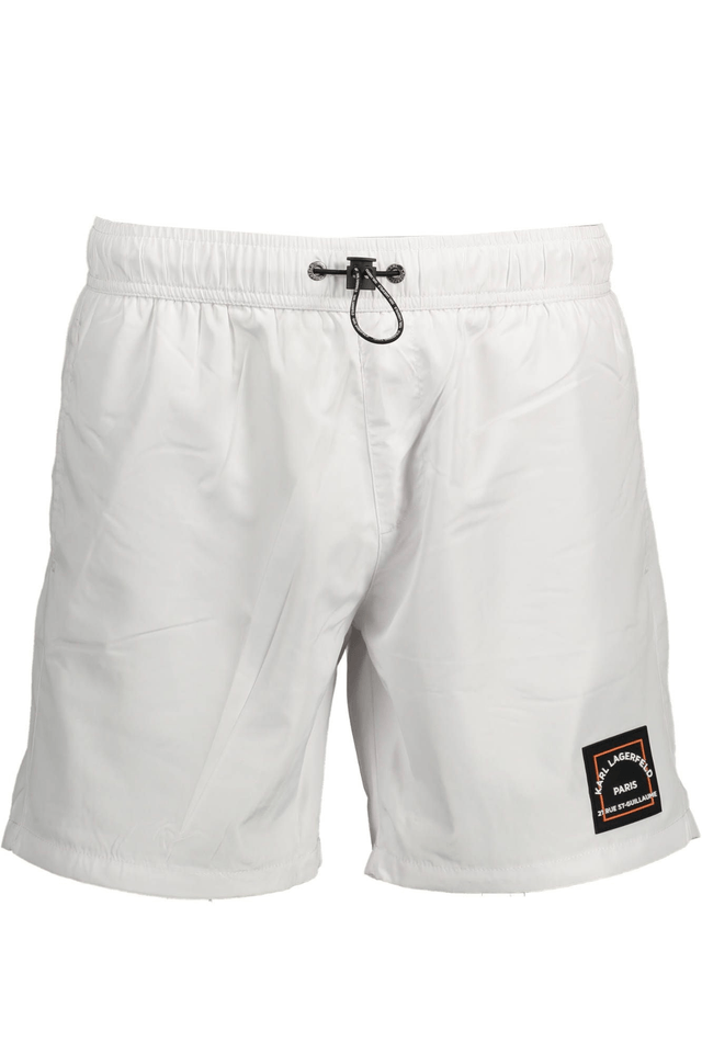 1884KARL LAGERFELD BEACHWEAR COSTUME PARTE SOTTO UOMO BIANCO