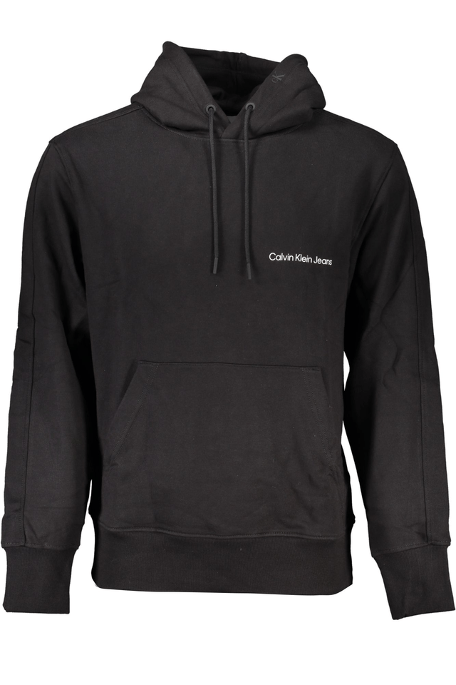 7085CALVIN KLEIN FELPA SENZA ZIP UOMO NERO
