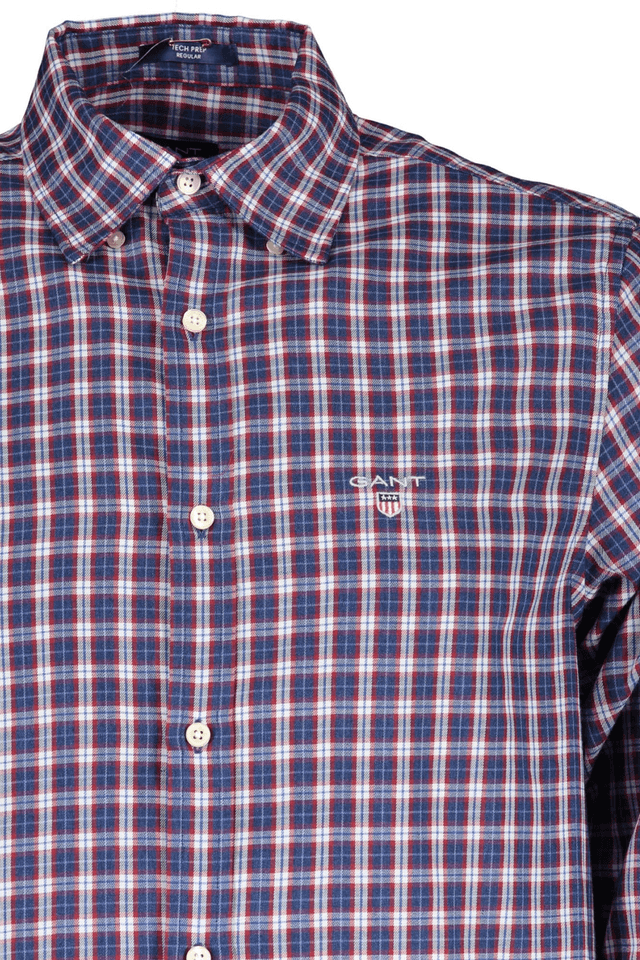 488GANT CAMICIA MANICHE LUNGHE UOMO BLU