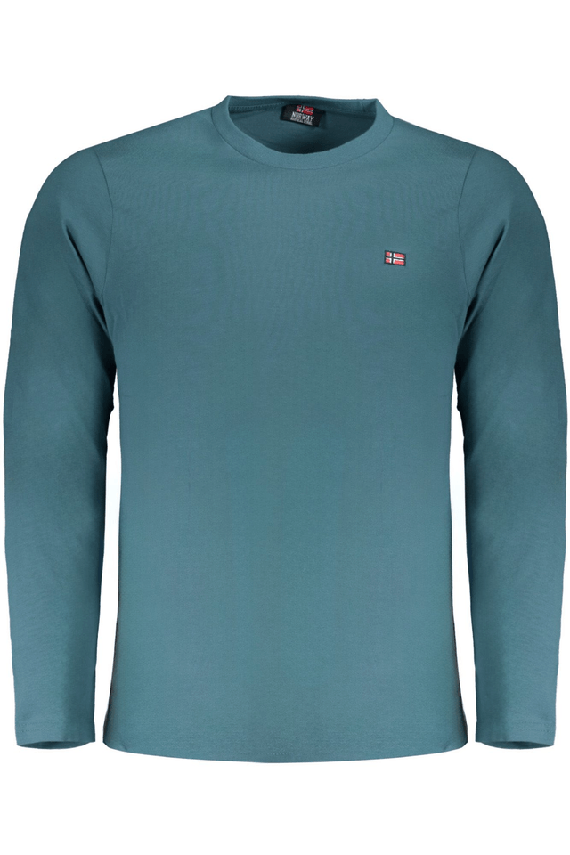 10142NORWAY 1963 T-SHIRT MANICHE LUNGHE UOMO VERDE