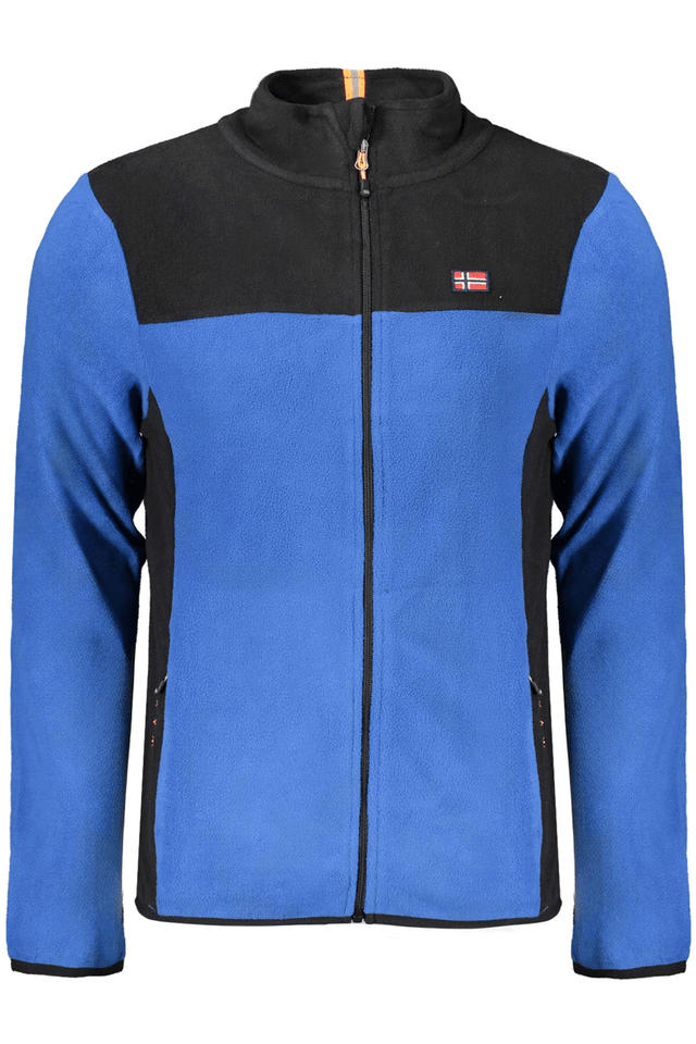 10195NORWAY 1963 FELPA CON ZIP UOMO BLU