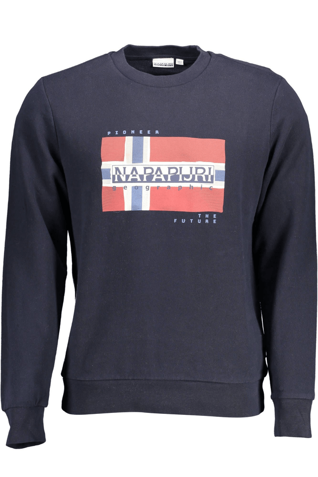 1562NAPAPIJRI FELPA SENZA ZIP UOMO BLU