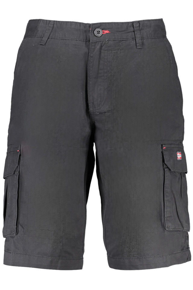 9532NORWAY 1963 PANTALONE BERMUDA UOMO NERO