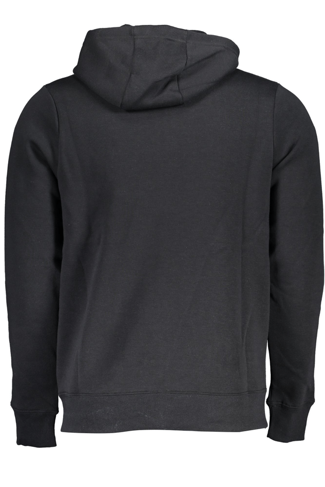 5958NORWAY 1963 FELPA CON ZIP UOMO NERO