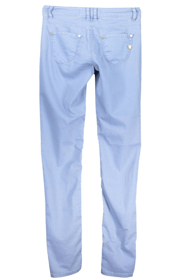 3527FRACOMINA PANTALONE DONNA AZZURRO