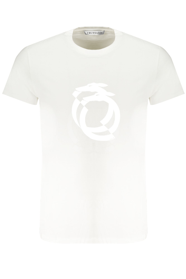 8894TRUSSARDI T-SHIRT MANICHE CORTE UOMO BIANCO