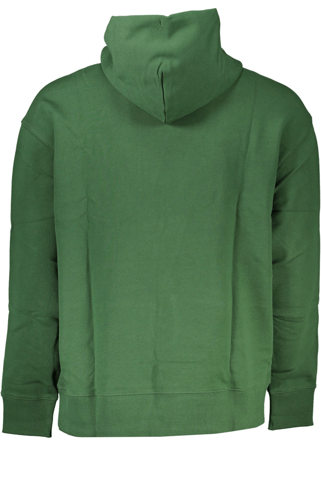 6980TOMMY HILFIGER FELPA SENZA ZIP UOMO VERDE