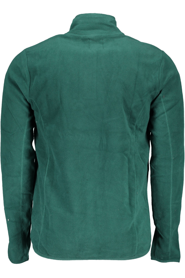 2334GIAN MARCO VENTURI FELPA SENZA ZIP UOMO VERDE