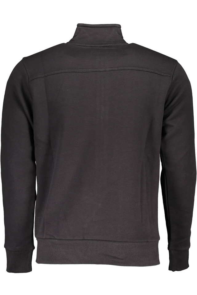 6612U.S. GRAND POLO FELPA CON ZIP UOMO NERO