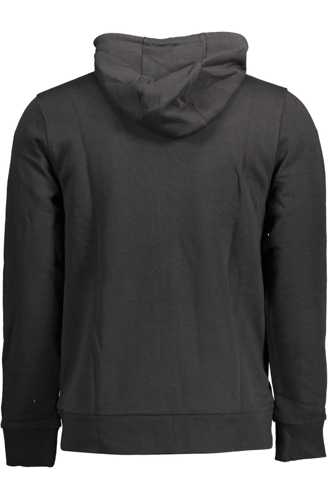 1451CAVALLI CLASS FELPA CON ZIP UOMO NERO