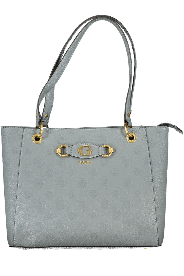 6867GUESS JEANS BORSA DONNA AZZURRO