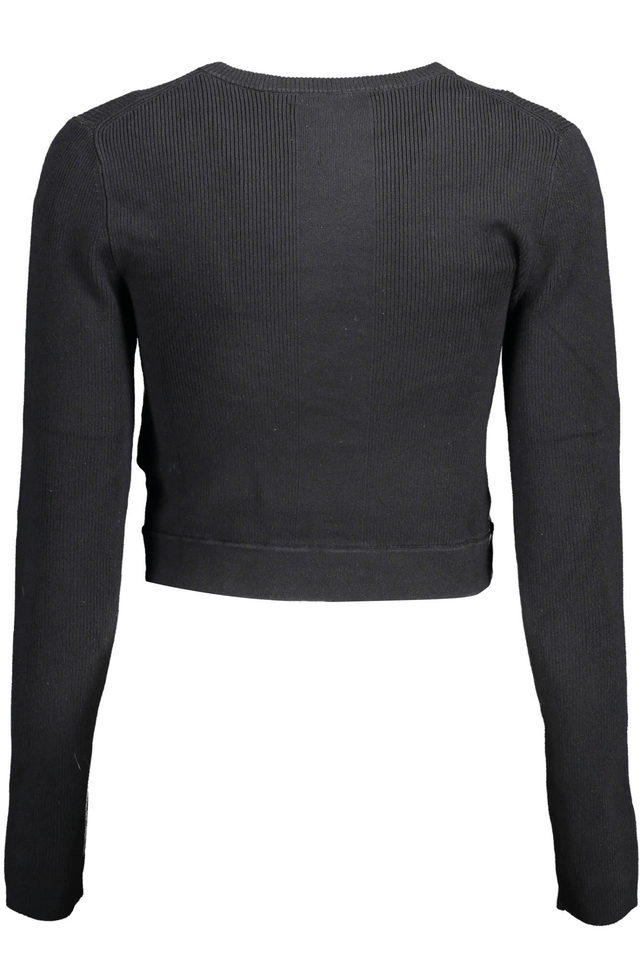 1592CALVIN KLEIN MAGLIA DONNA NERO