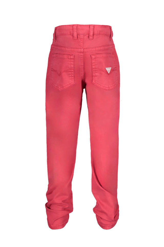 8098GUESS JEANS PANTALONE BAMBINO ROSSO