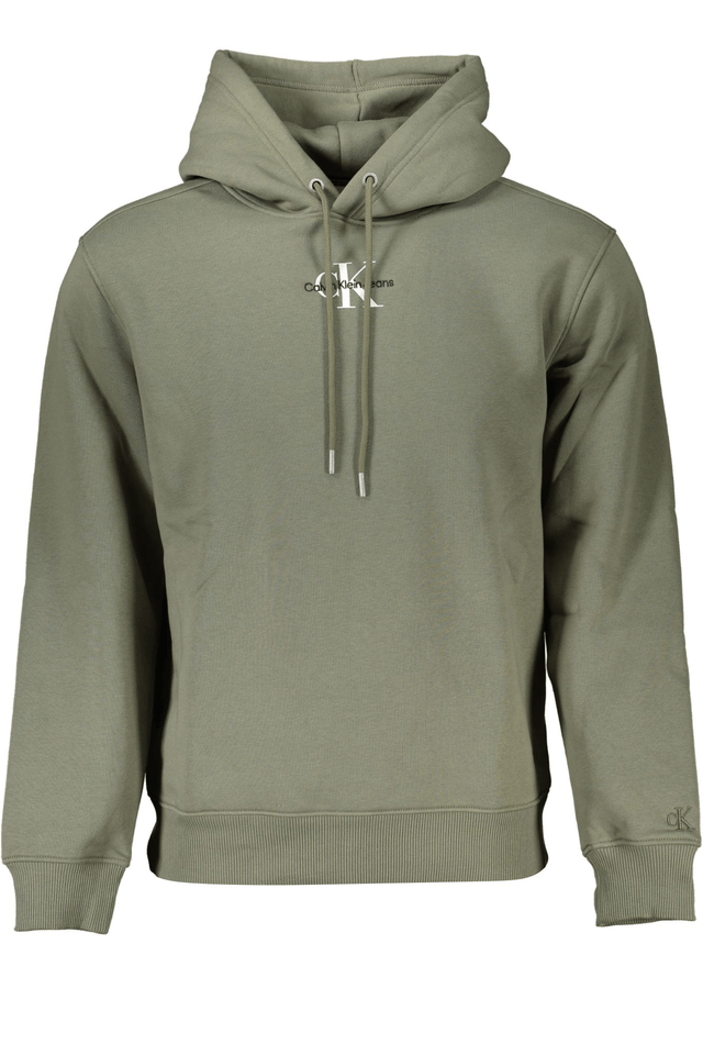 7059CALVIN KLEIN FELPA SENZA ZIP UOMO VERDE