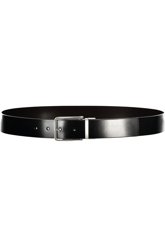 6231CALVIN KLEIN CINTURA IN PELLE UOMO NERO