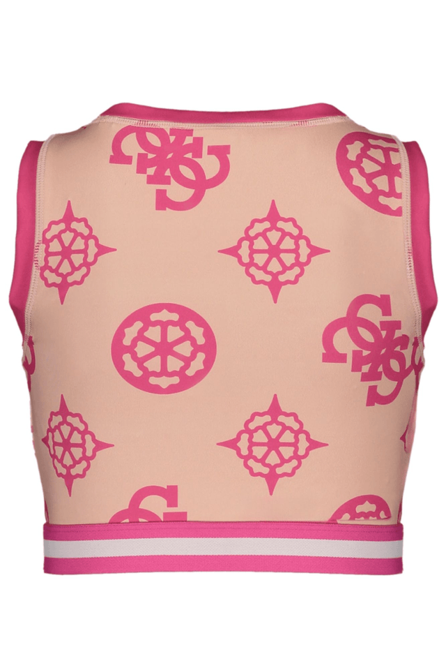 8143GUESS JEANS TOP BAMBINA ROSA