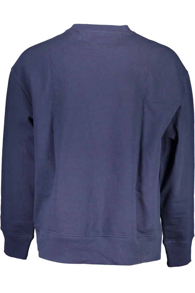 1987TOMMY HILFIGER FELPA SENZA ZIP UOMO BLU