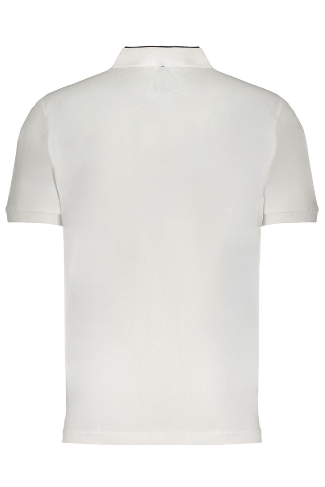 9655GIAN MARCO VENTURI POLO MANICHE CORTE UOMO BIANCO