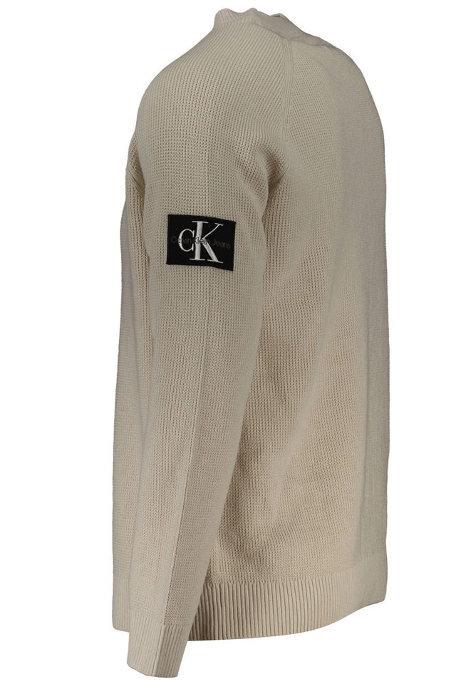 4682CALVIN KLEIN MAGLIA UOMO BEIGE