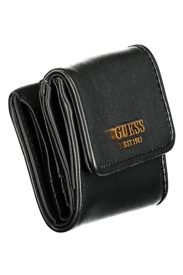2073GUESS JEANS PORTAFOGLIO DONNA NERO