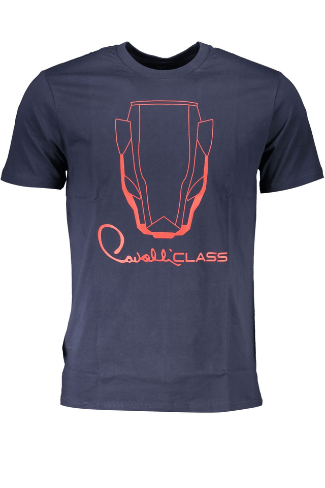 6765CAVALLI CLASS T-SHIRT MANICHE CORTE UOMO BLU