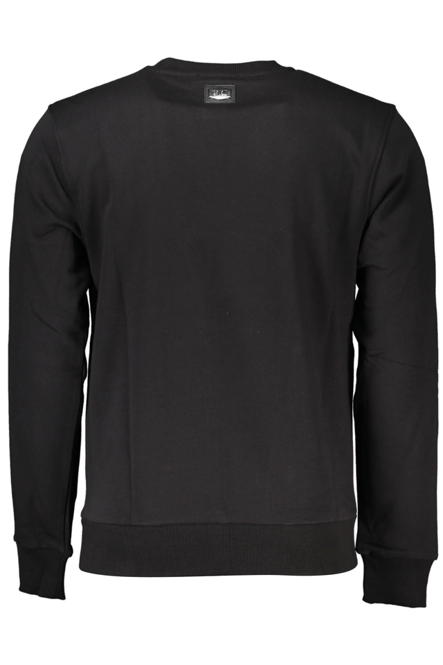 4135CAVALLI CLASS FELPA SENZA ZIP UOMO NERO