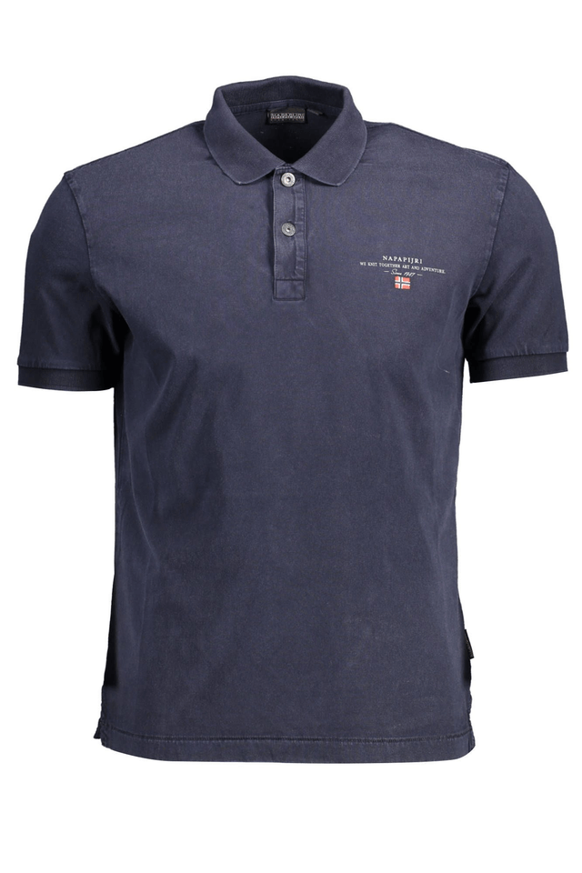 1651NAPAPIJRI POLO MANICHE CORTE UOMO BLU