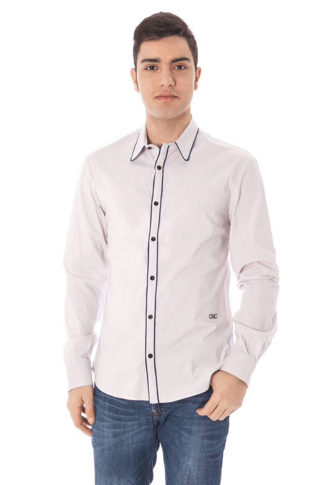879COSTUME NATIONAL CAMICIA MANICHE LUNGHE UOMO ROSA
