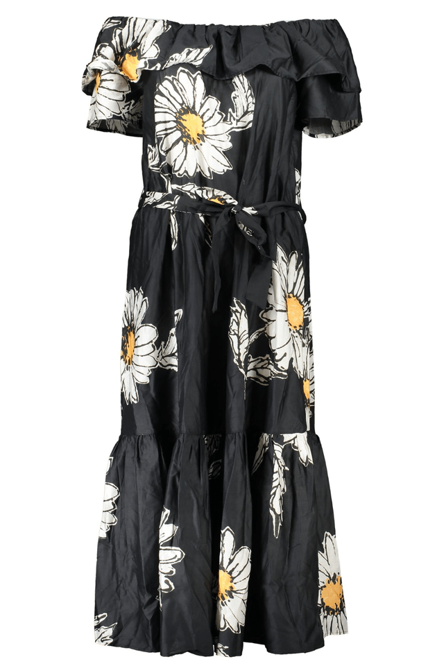 7551DESIGUAL ABITO LUNGO DONNA NERO